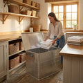 Aluminium storage boxes in various sizes for professional use