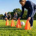 Training cones for sports practice, durable 12-inch cones