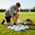 Training cones for sports practice, durable 12-inch cones