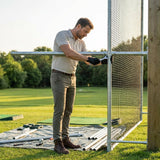 Golf Cage Replacement Parts including steel tubes and netting