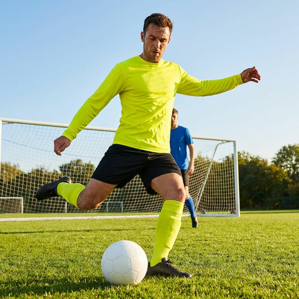 Men’s Long Sleeve Football Shirt featuring geometric design