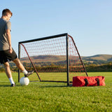 Aluminium Folding Football Goal in various sizes and colours, ideal for training and matches