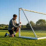 Replacement football goal nets for Alu110 goals, various sizes in white