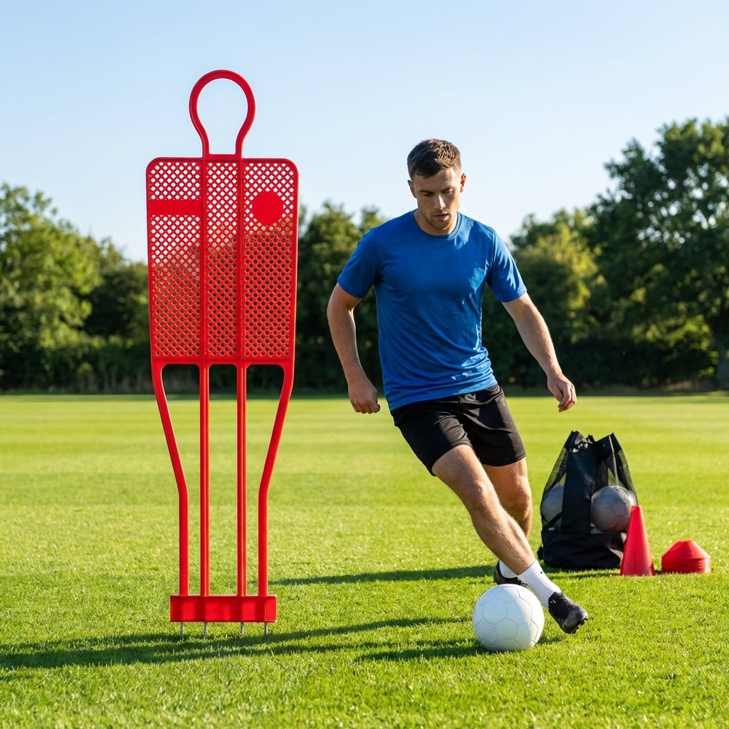 6ft football mannequin made from premium nylon, used for training - product detail