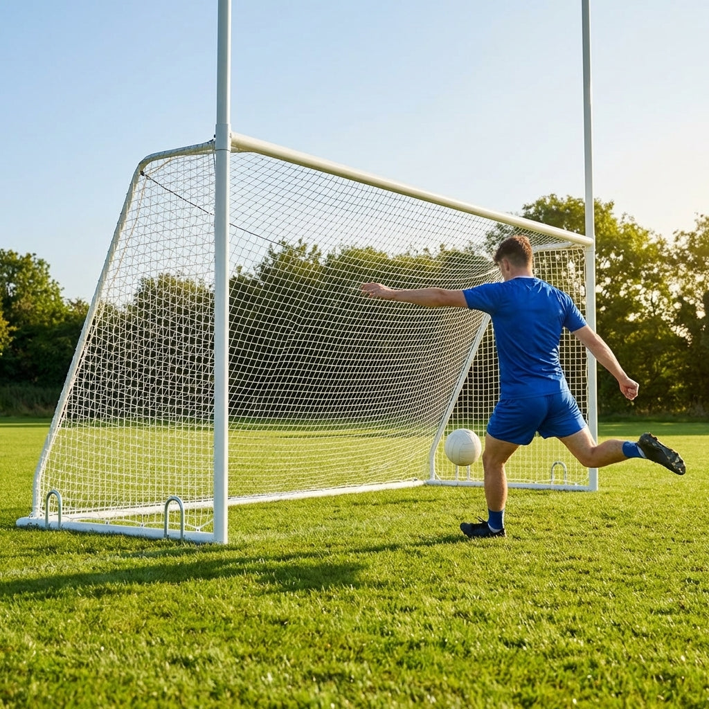 Freestanding Gaelic and Hurling Goal with Aluminium Frame