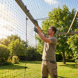 19mm black bird netting made from high-density polyethylene for garden and industrial use