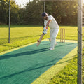 Portable Cricket Pitch Mat in Green for Indoor/Outdoor Use
