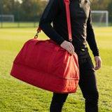 Sports Holdall Kit Bag with 55L capacity in Black, Navy, and Red