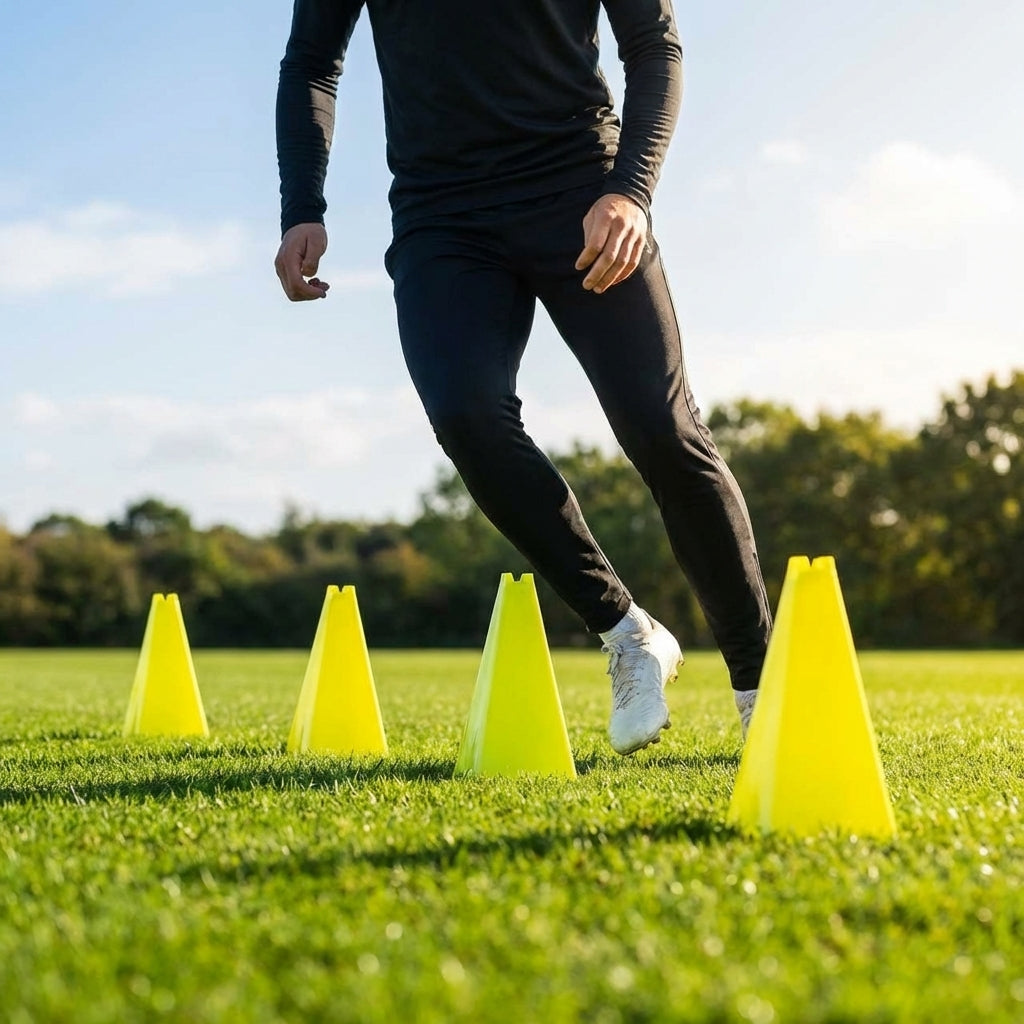 Training cones for sports practice, durable 12-inch cones