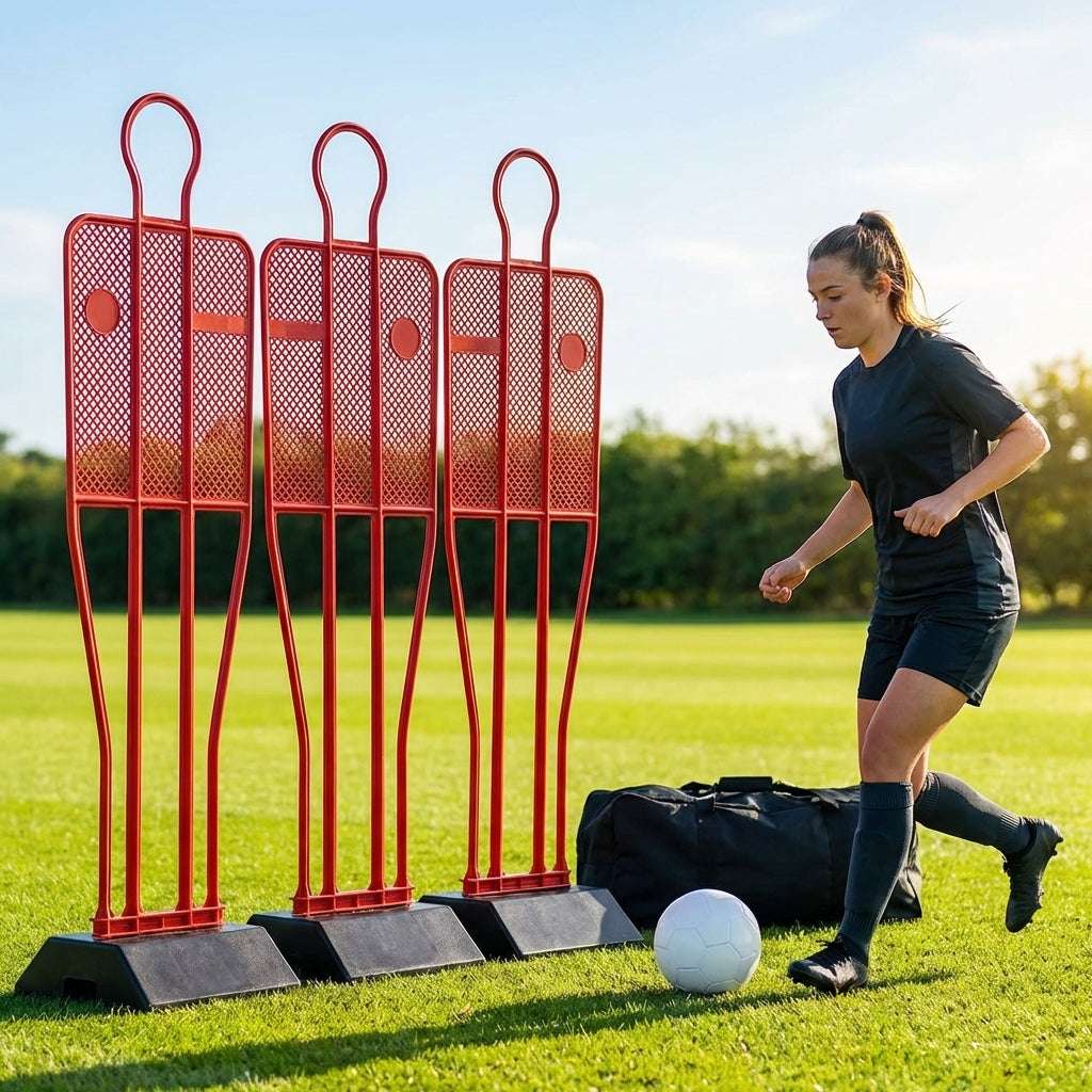 6ft football mannequin made from premium nylon, used for training - product detail