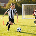 Kids striped short sleeve football shirt in multiple colours