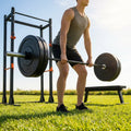 Complete gym equipment set for home and garage use