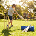Wooden Cricket Set – Size 3, 4, 5 – Kashmir Willow – Garden & Beach Play