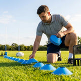 Rugby Training Marker Cones in multiple colours with cone stand