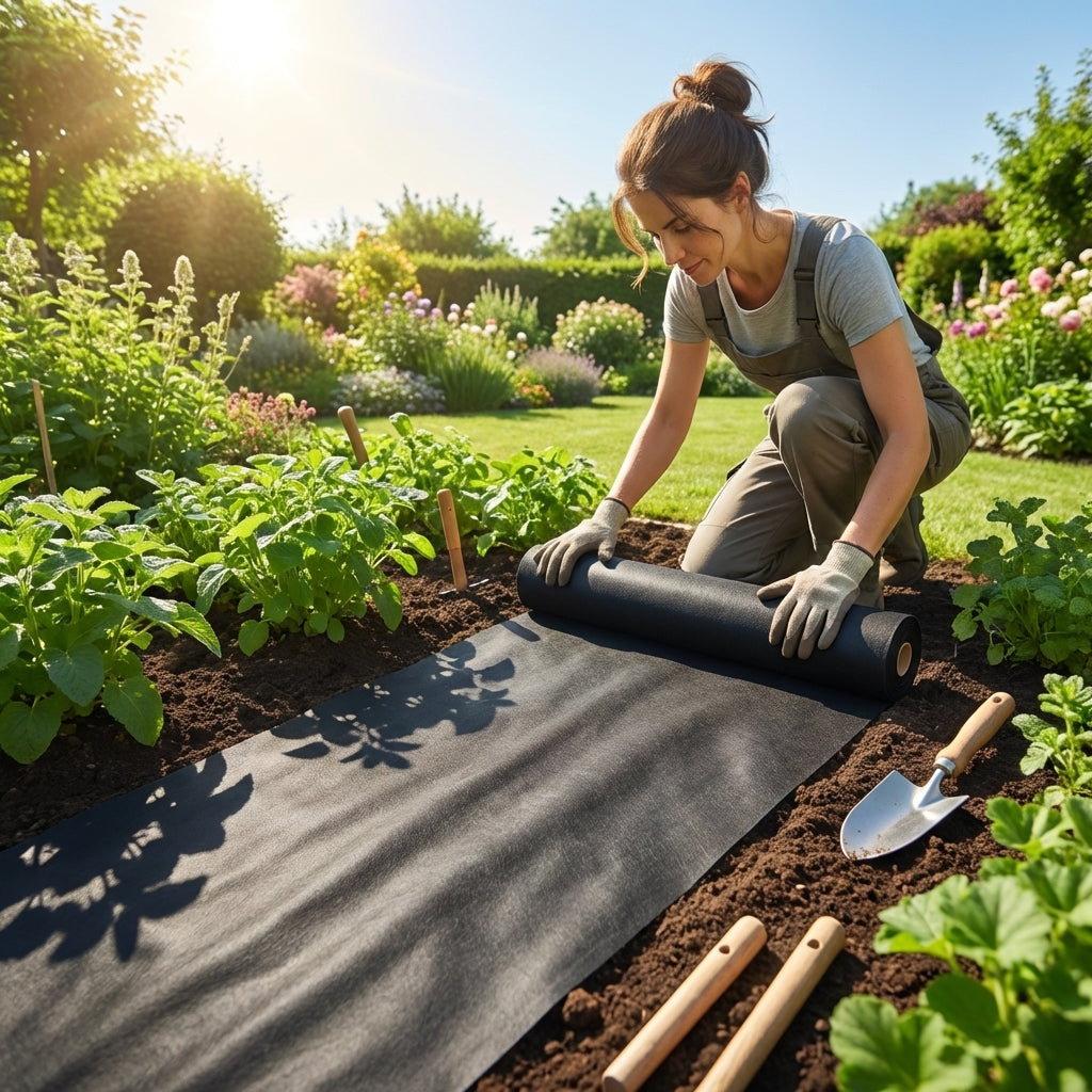 Heavy Duty Weed Control Fabric – Black – 50gsm/100gsm PP – Garden & Driveway Use