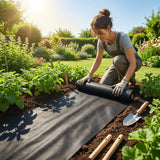 Heavy Duty Weed Control Fabric – Black – 50gsm/100gsm PP – Garden & Driveway Use