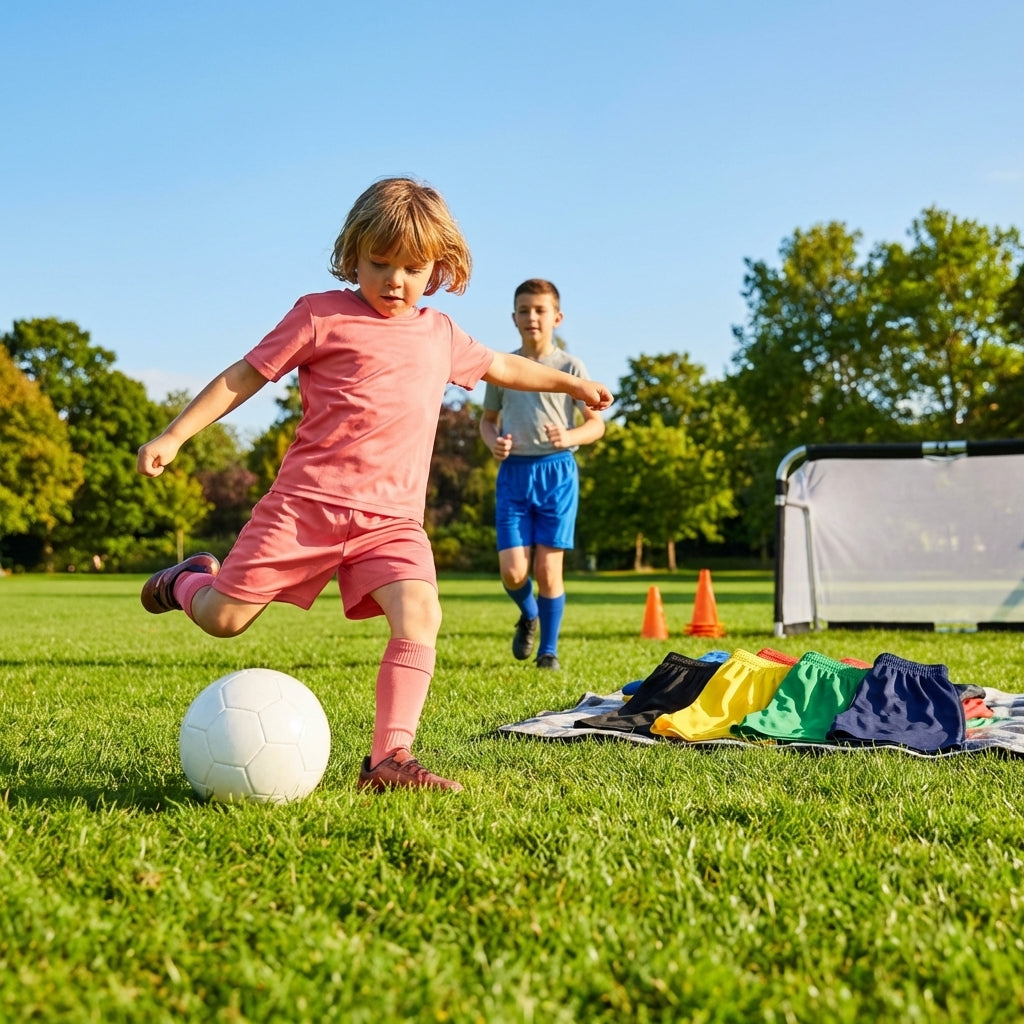 Kids' Football Shorts in vibrant colours for youth teams