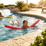 Colourful swimming pool noodles made from durable EVA foam