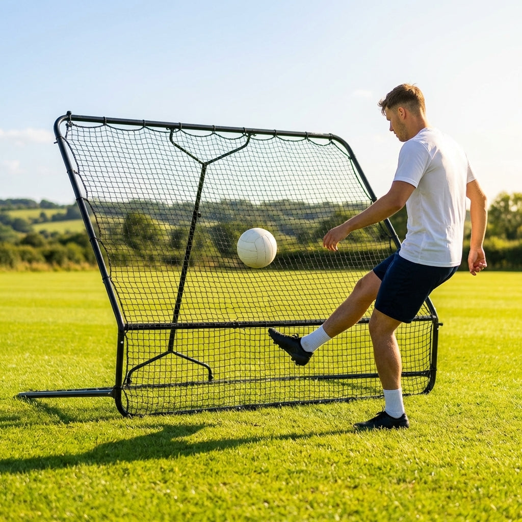 Football Rebounder with Galvanised Steel Frame for Training Drills