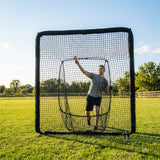 7ft x 7ft Baseball Pitching Net with Steel Frame and Foam Padding