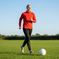 Women's quarter zip tracksuit in lightweight polyester for indoor and outdoor comfort