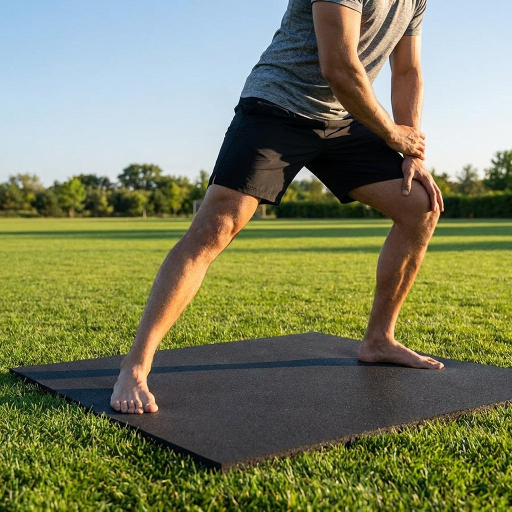 Rubber Gym Flooring Mats in various thicknesses and colours