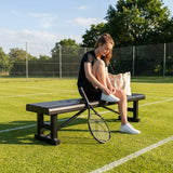 Tennis Court Bench in Aluminium for Sports Facilities