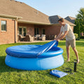 Durable swimming pool cover for outdoor use