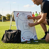 Double-sided coaching board with aluminium frame and accessories