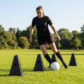 Training cones for sports practice, durable 12-inch cones