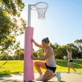 Netball Post Protector Padding – Black/White/Pink/Blue – Impact Resistant Foam – Indoor & Outdoor Use