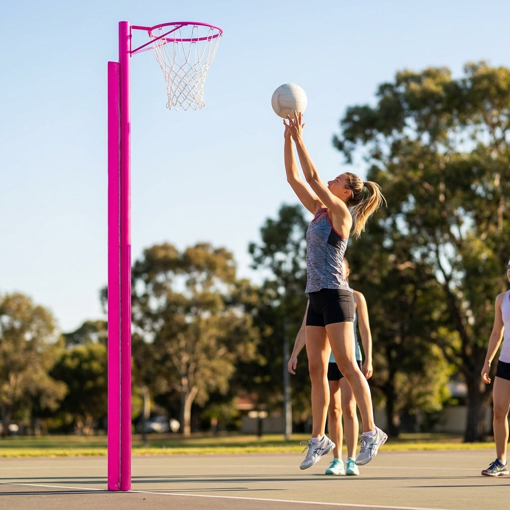 Netball Post Replacement Parts for Blue and Pink Freestanding Units