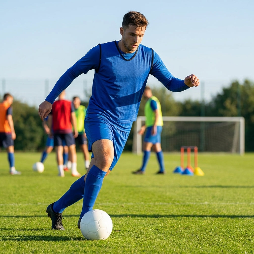 Men's Long Sleeve Football Kit in multiple colours with socks and shorts