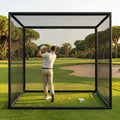 Golf Cage Replacement Parts including steel tubes and netting