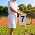 A4 PVC number plates for sports pitches and courts