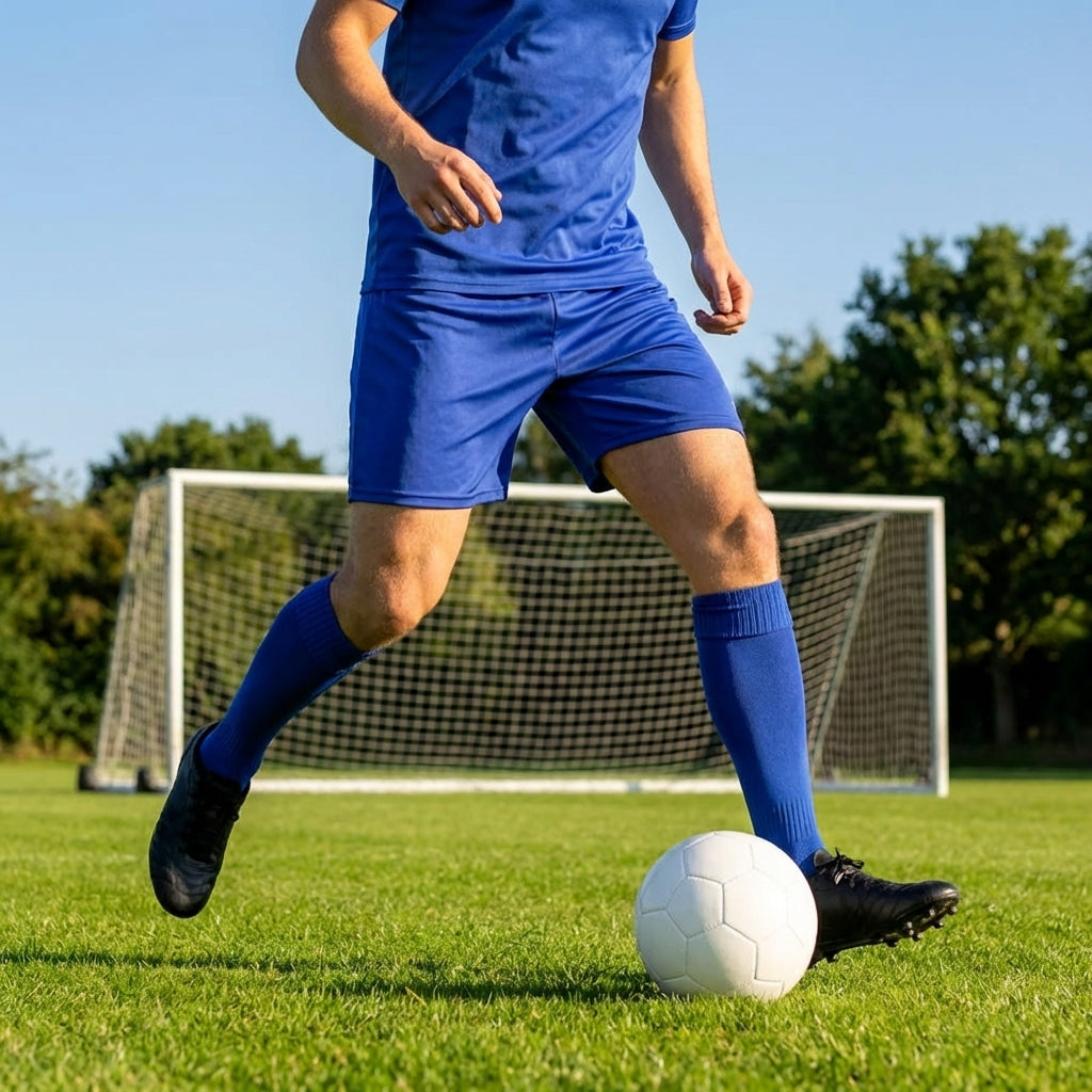 Men's football shorts in various colours, breathable polyester sportswear
