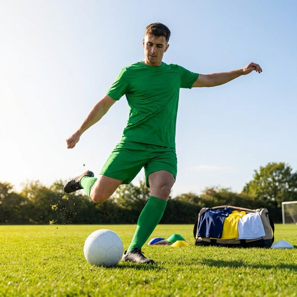 Men's Football Kit - Various Sizes & Colours - Breathable Polyester