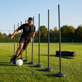Slalom training poles in vibrant colours for agility training