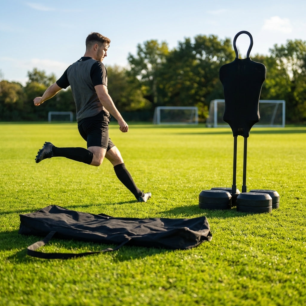 Football training mannequins made from shatterproof PVC, 6ft tall