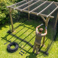 19mm black bird netting made from high-density polyethylene for garden and industrial use