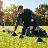 Training cones for sports practice, durable 12-inch cones