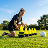 Training cones for sports practice, durable 12-inch cones