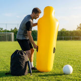 Inflatable goalkeeper mannequin for football training
