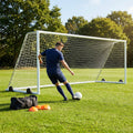 Aluminium football goal 24x8ft for outdoor matches