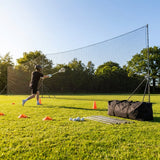 Ball Stop Net System with Steel Frame for Sports Clubs