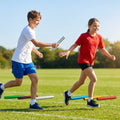 Aluminium relay batons in assorted colours for athletics
