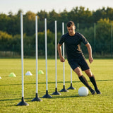 Slalom training poles in vibrant colours for agility training
