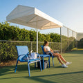 Aluminium Tennis Court Chairs in Blue, Green, and Black