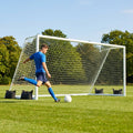 12ft x 6ft aluminium football goal for mini-soccer
