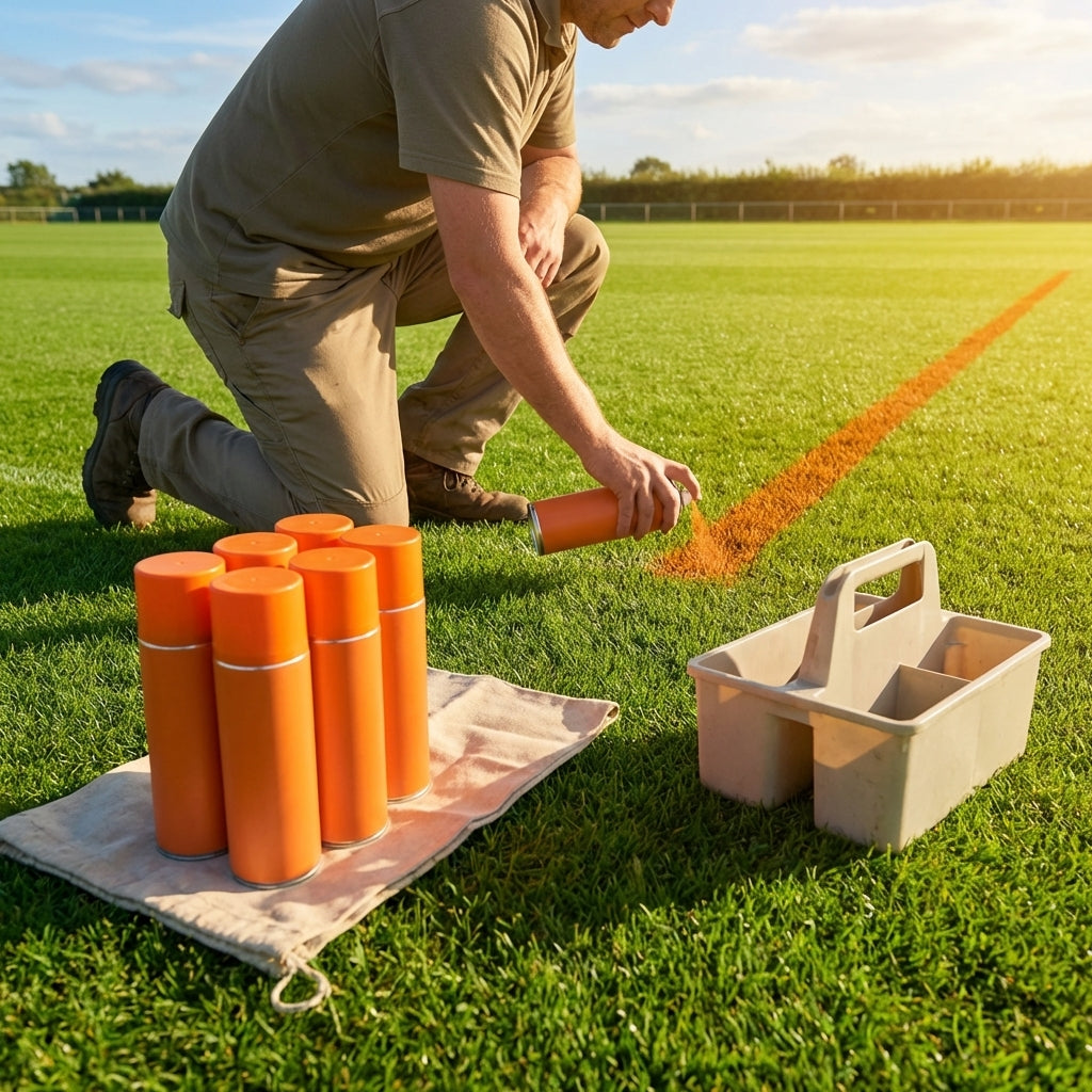 750ml Aerosol Line Marking Spray Paint in multiple colours for all surfaces